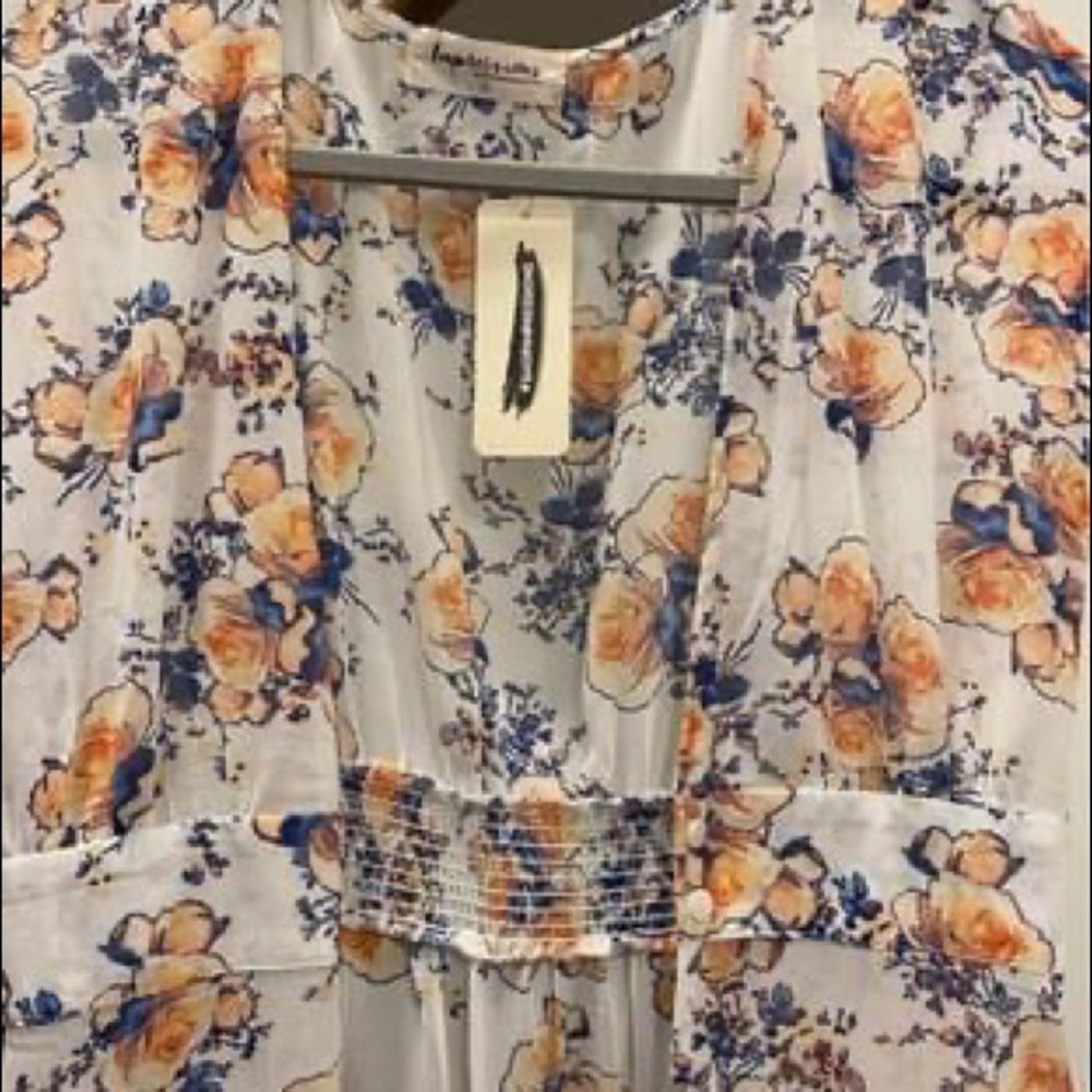 New with tags, kimono duster, size L!